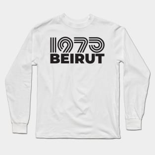 Beirut 75 (Light Color shirt) Long Sleeve T-Shirt